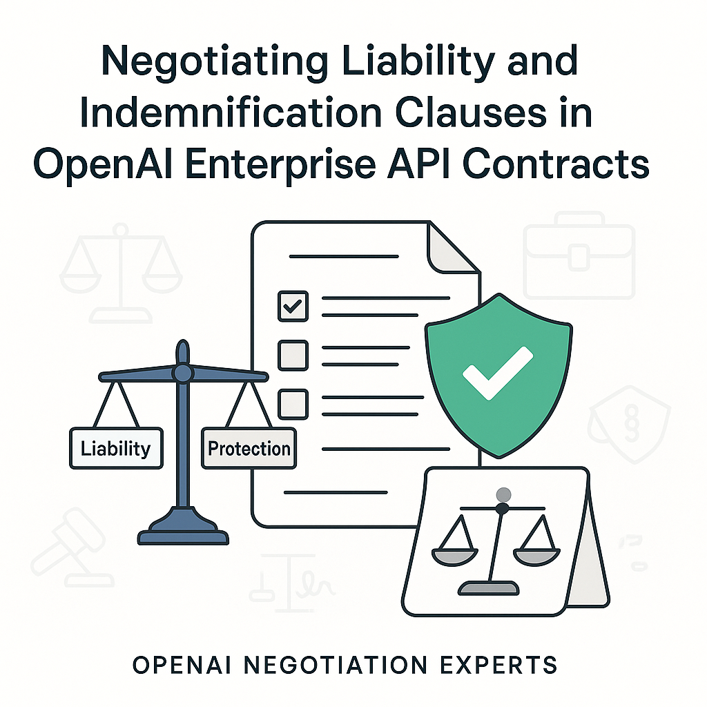 Negotiating Liability and Indemnification Clauses in OpenAI Enterprise API Contracts - OpenAI Negotiation Experts Negotiating Liability and Indemnification Clauses in OpenAI Enterprise API Contracts
