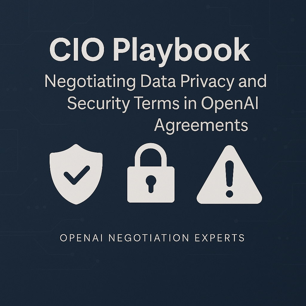 CIO Playbook: Negotiating Data Privacy and Security Terms in OpenAI Agreements